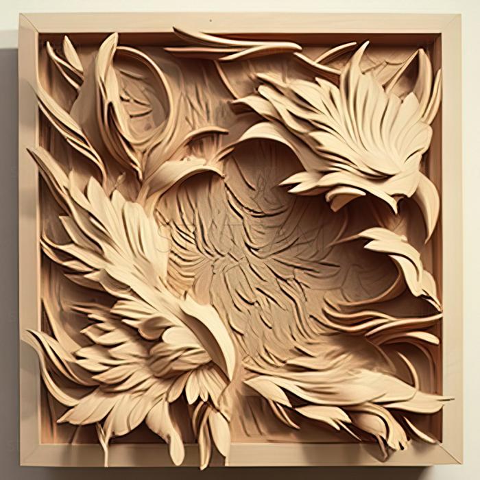 3D модель Сай Твомбли, американский художник (STL)